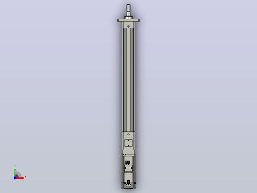 轻载电动缸TPA-ESR40-1210C-L300-M-FA-W-P40-C3前视缩略图