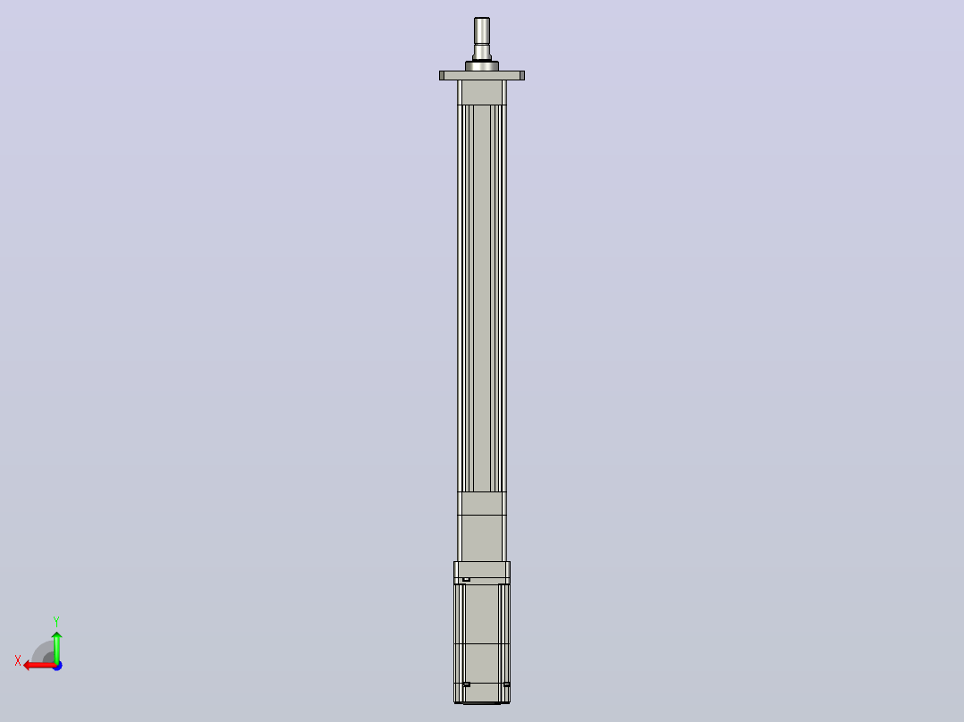 轻载电动缸TPA-ESR40-1210C-L300-M-FA-W-P40-C3后视图