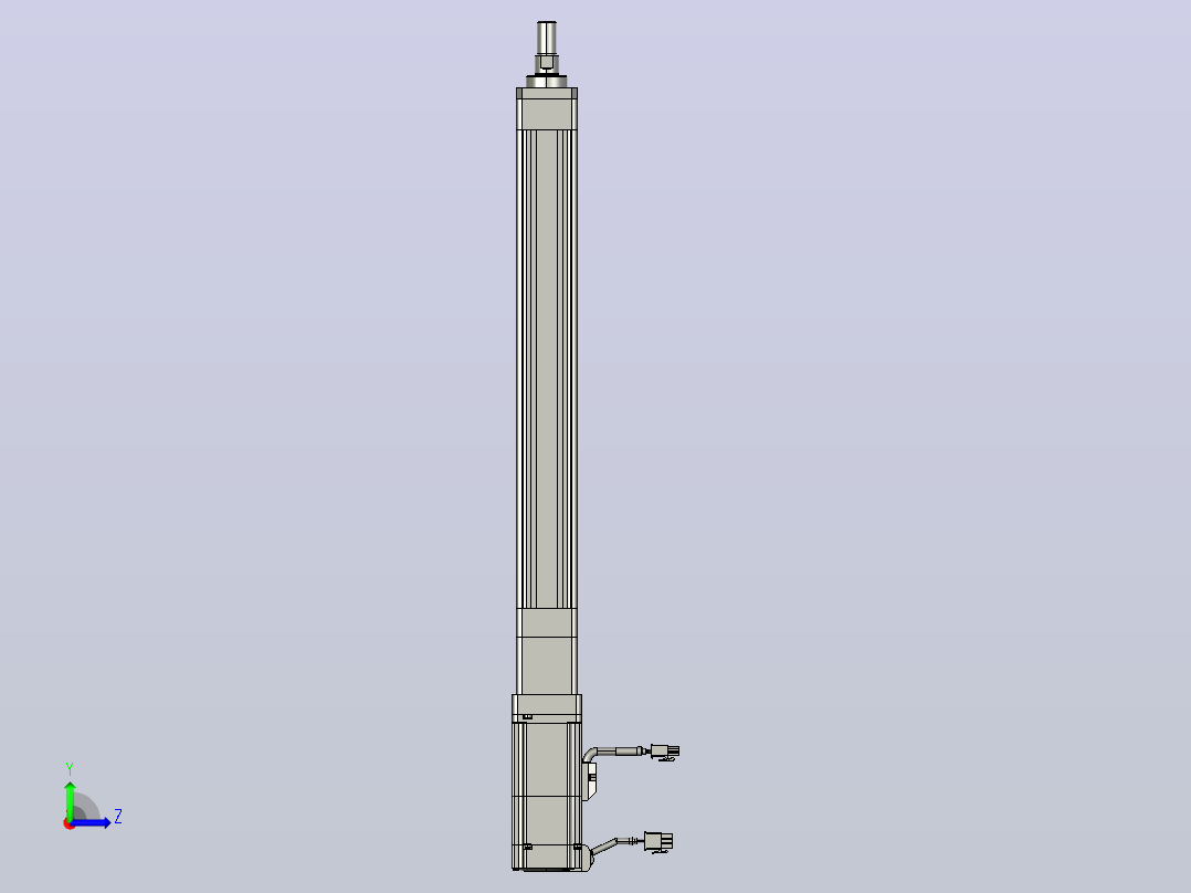 轻载电动缸TPA-ESR40-1210C-L300-M-FA-W-P40-C3左视图