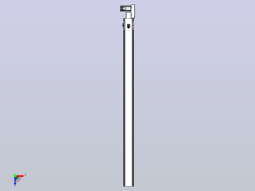 皮带直线轴半封闭可选导轨TPA-HNB-110D-90-L1650-ML-Y-P40-N3俯视缩略图