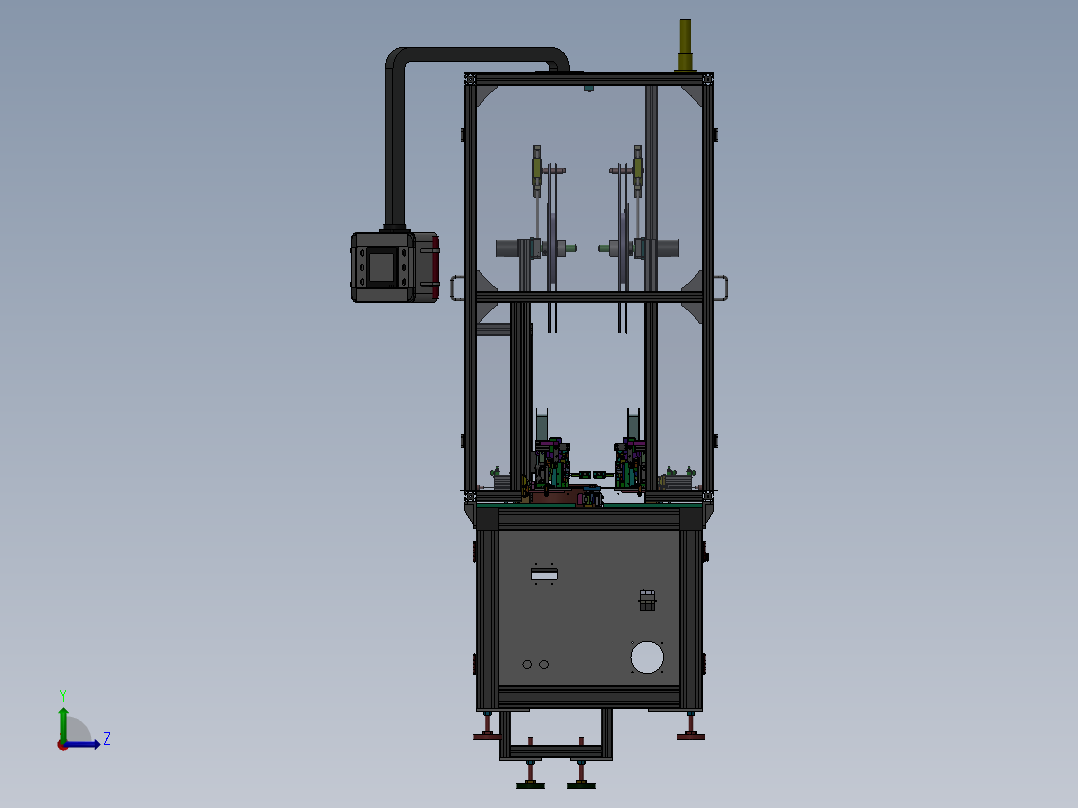 自动裁切装PIN设备(含,BOM) sw17可编辑左视图