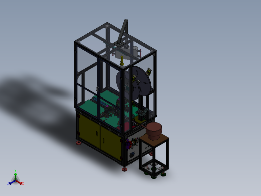 自动裁切装PIN设备(含,BOM) sw17可编辑正等轴测缩略图