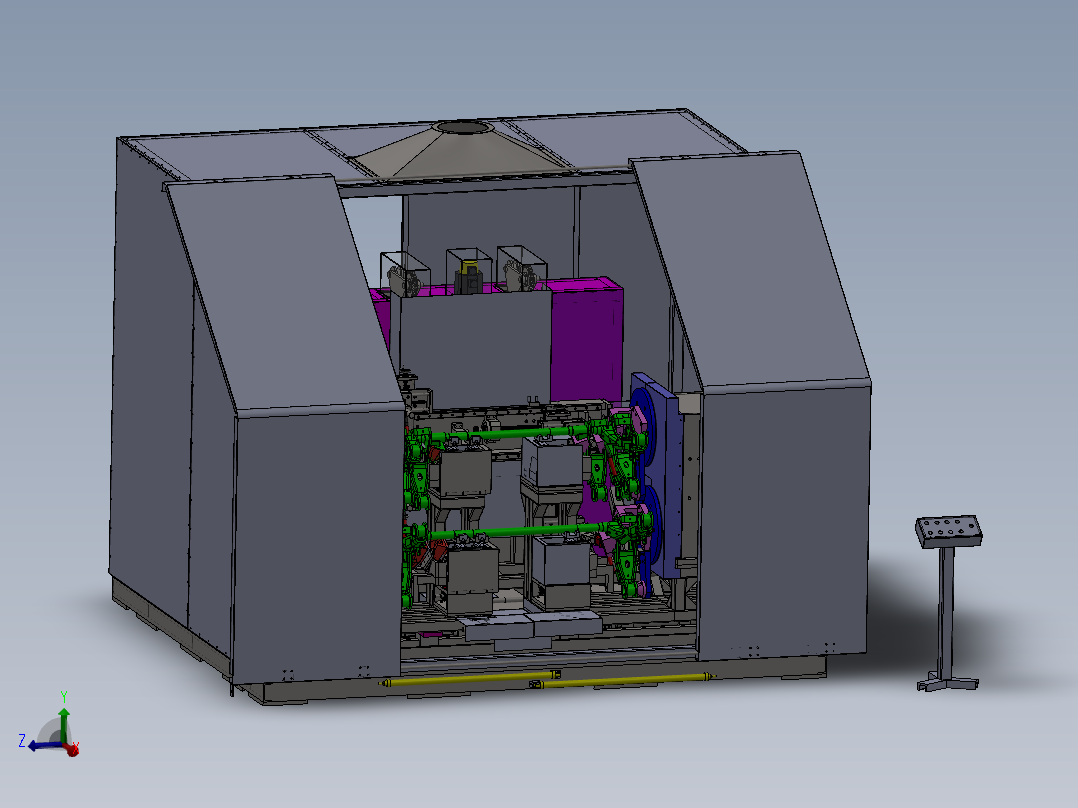汽车挂斗支架焊接专机sw2016可编辑
