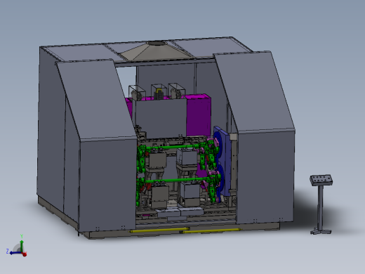 汽车挂斗支架焊接专机sw2016可编辑