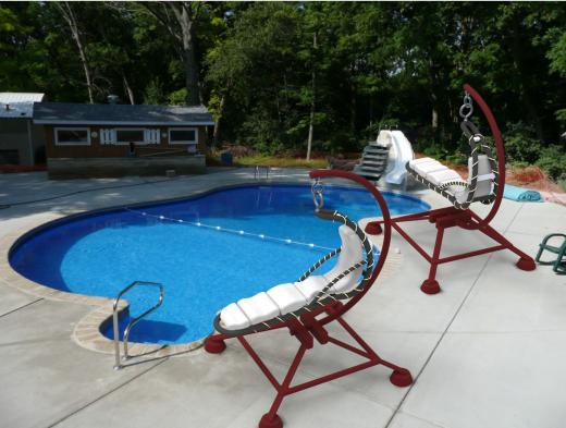 游泳池躺椅沙滩椅模型3D图纸 IGS格式缩略图