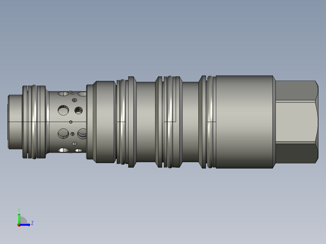 插装阀-MWGBXLN左视图