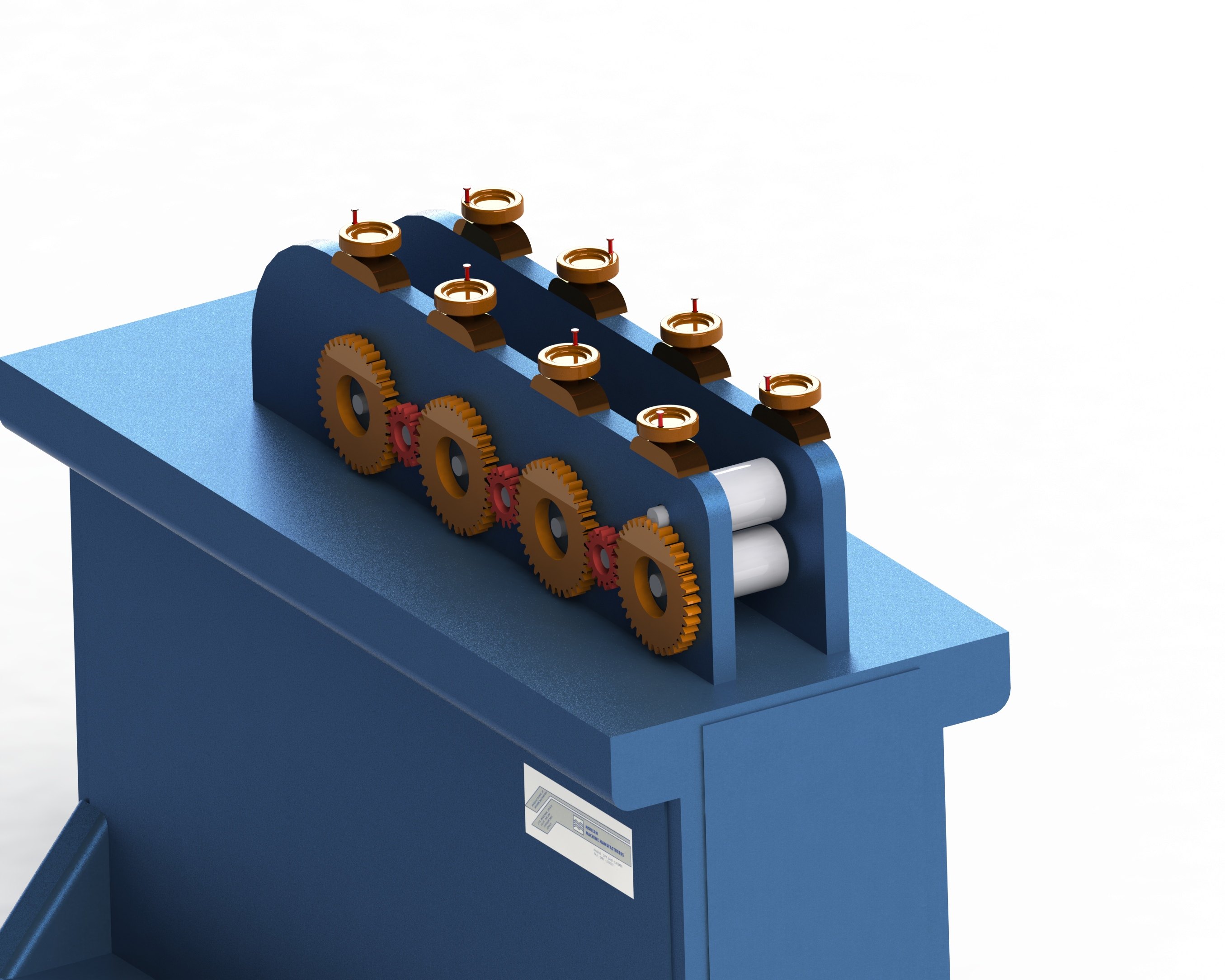 金属瓦楞辊成型机机架