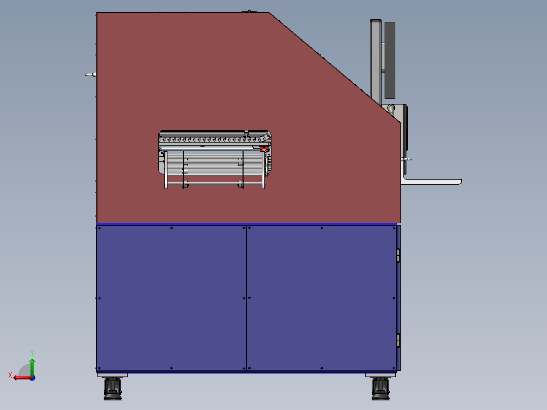 T225 新型邦定设备后视图