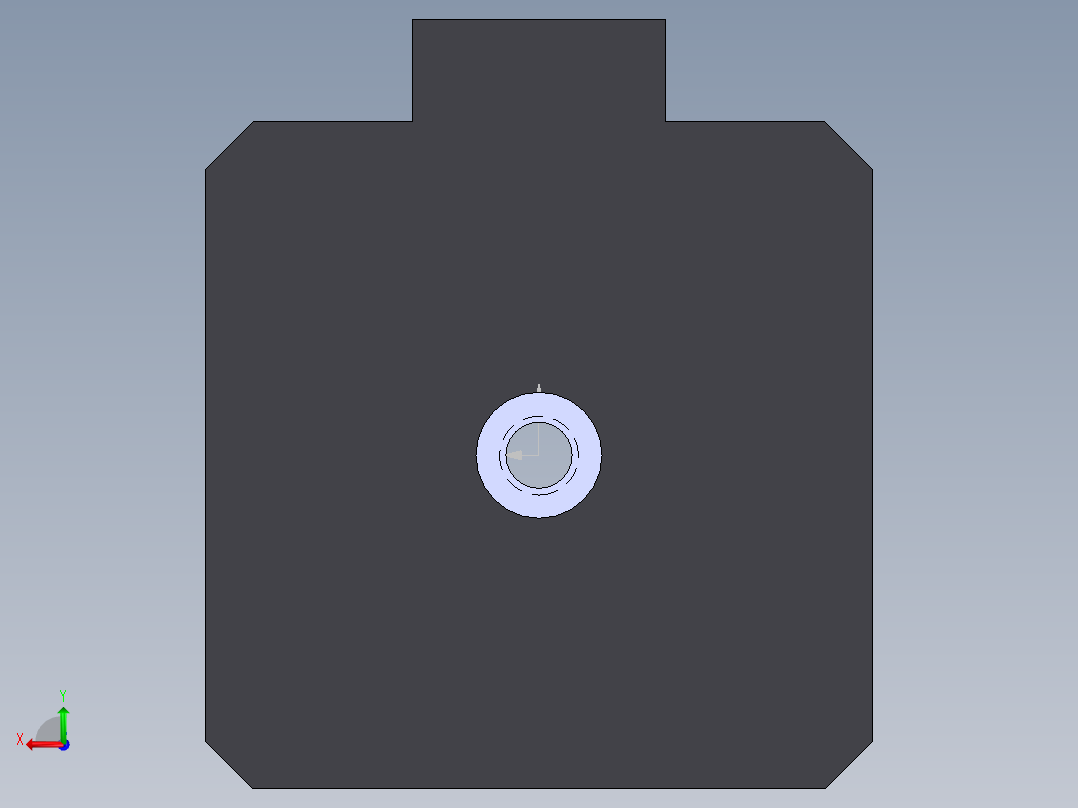 42-34空心轴电机后视图