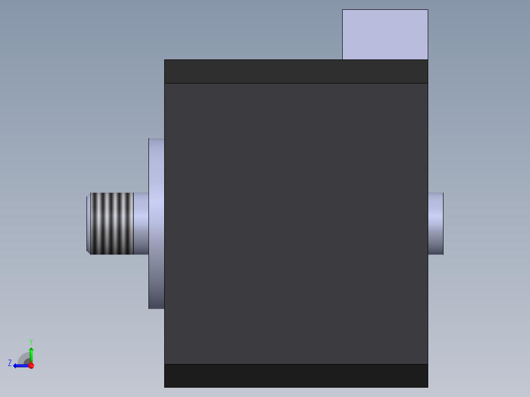 42-34空心轴电机右视图