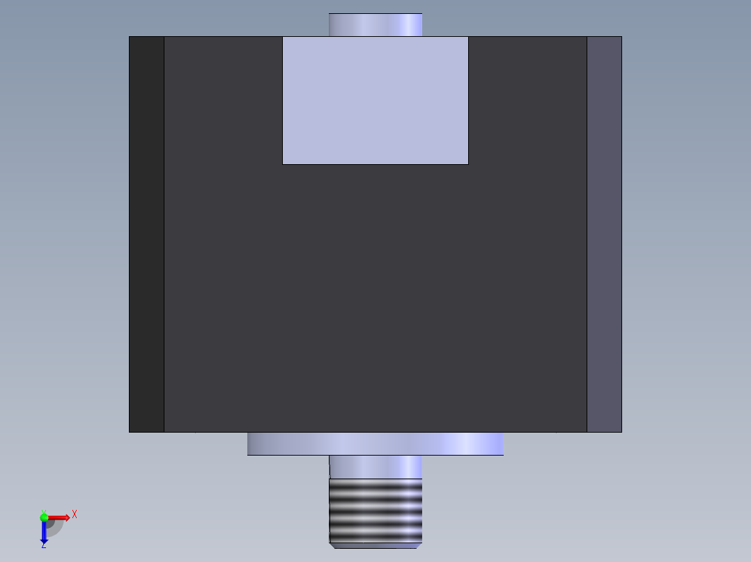 42-34空心轴电机俯视图