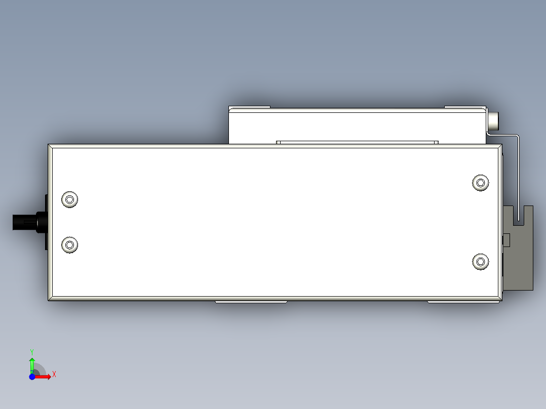 Toyo东佑达直线模组-ECH14-200-BR-200W前视图