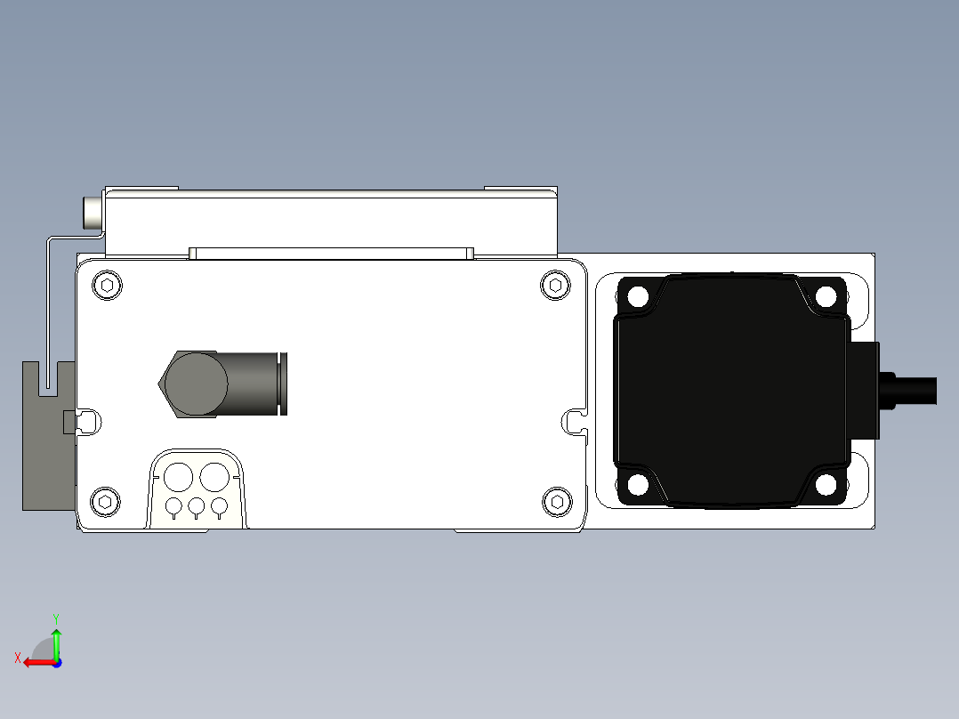 Toyo东佑达直线模组-ECH14-200-BR-200W后视图