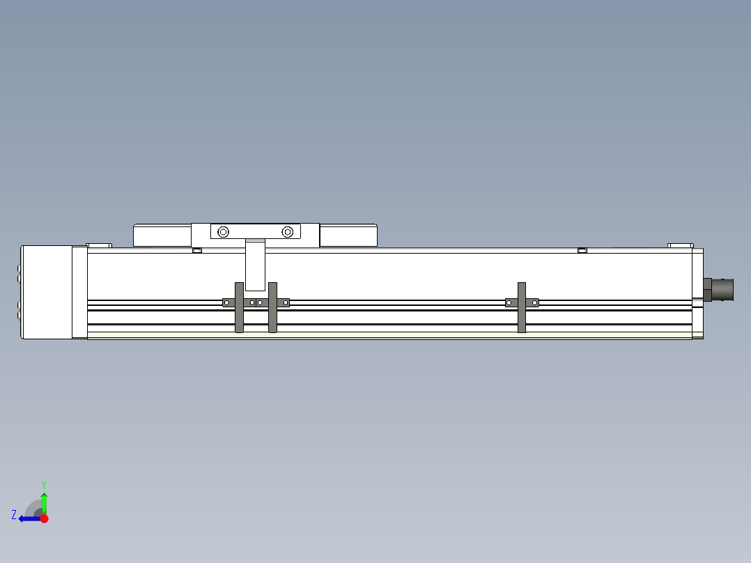 Toyo东佑达直线模组-ECH14-200-BR-200W右视图