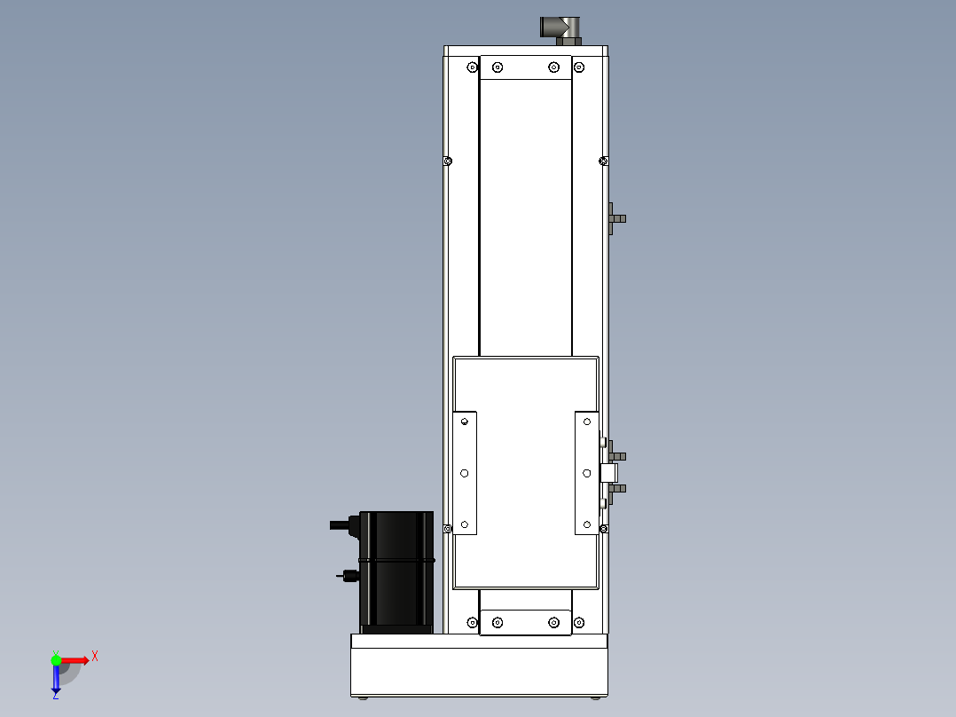 Toyo东佑达直线模组-ECH14-200-BR-200W俯视图