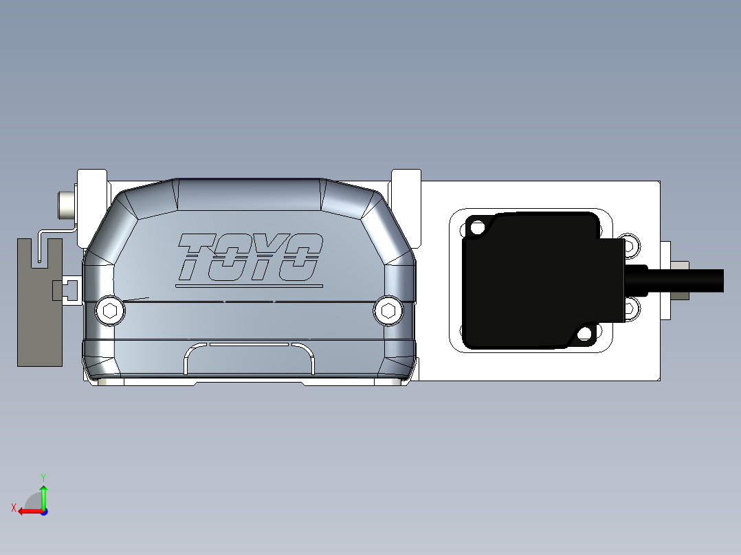 Toyo东佑达直线模组-ETH10-700-BR-100W+煞車后视图