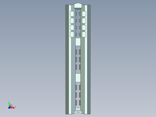 侧边卡连接器-459120012_stp前视缩略图
