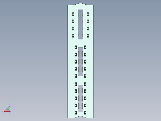 侧边卡连接器-459120012_stp后视缩略图
