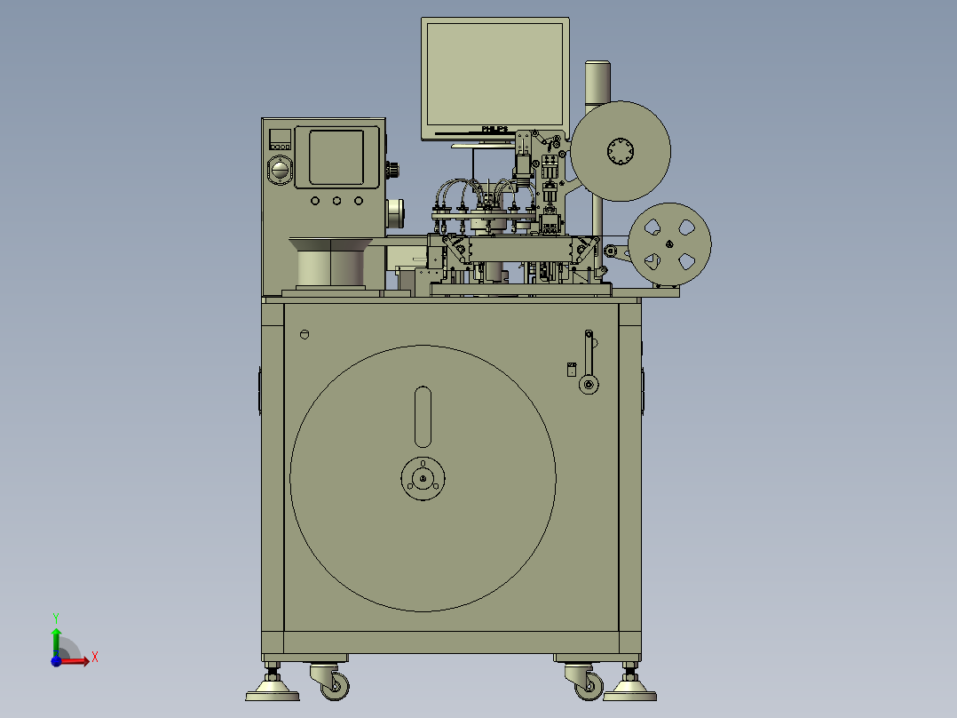 B22_高速SMD编带设备包装机前视图