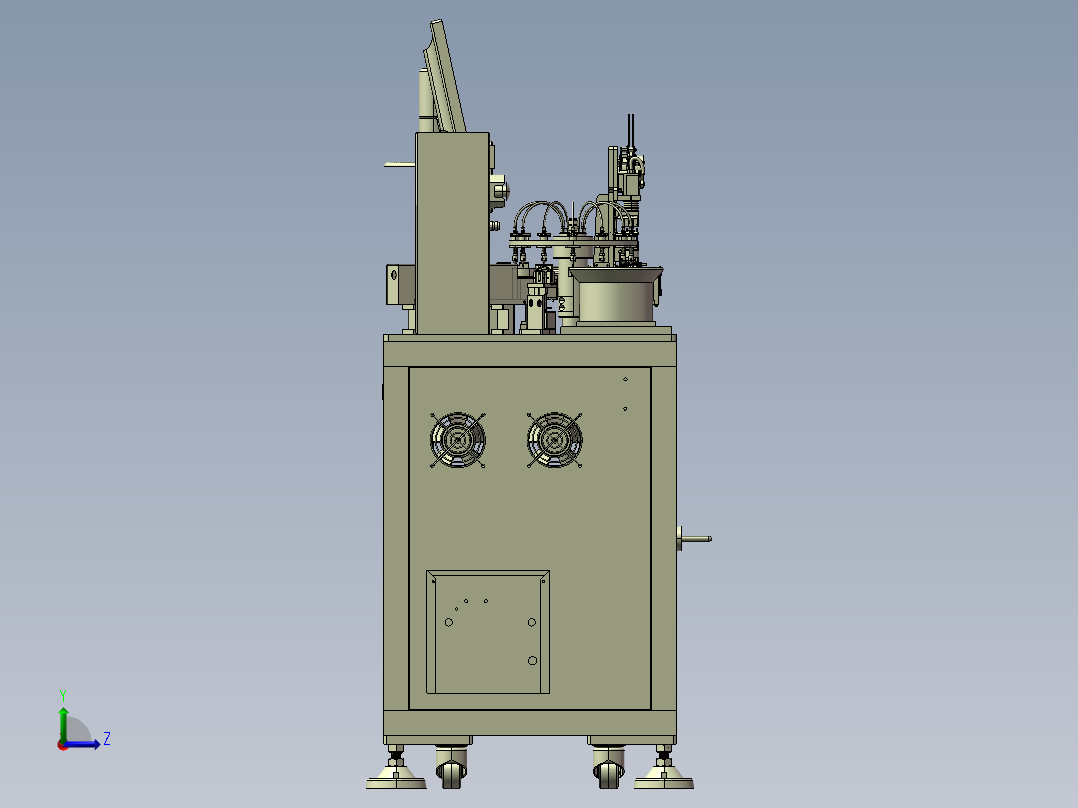 B22_高速SMD编带设备包装机左视图