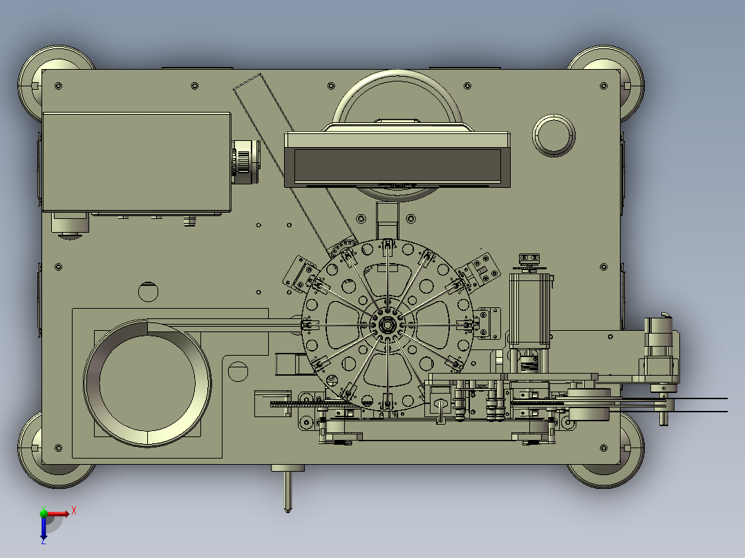 B22_高速SMD编带设备包装机俯视图