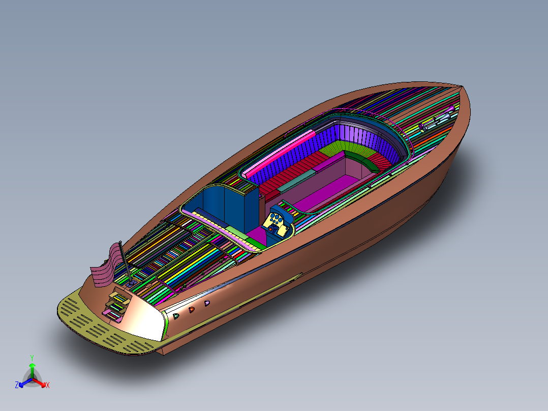 铝合金休闲观光游艇