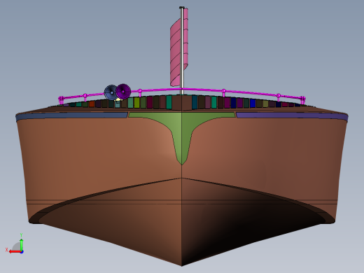铝合金休闲观光游艇后视缩略图