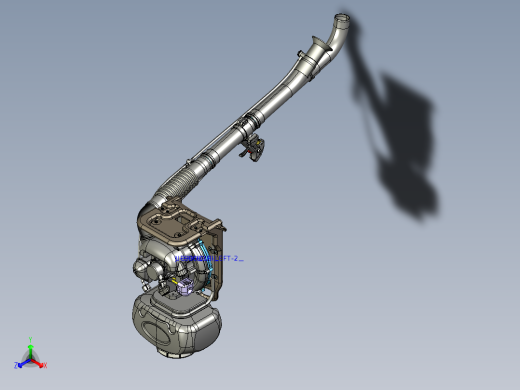 汽油机喷雾器proe