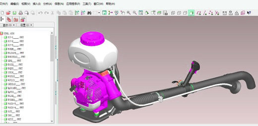 汽油机喷雾器proe缩略图