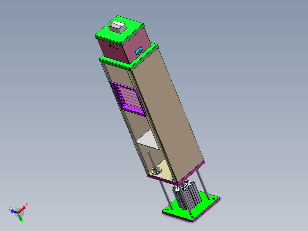 Q078-公交车智能钱箱的设计【三维SolidWorks】