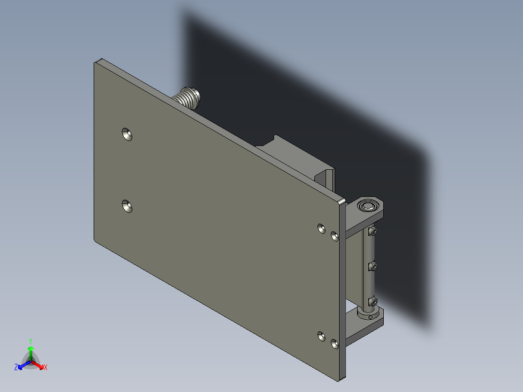 3d打印平台正等轴测图