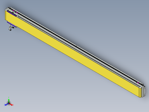威洛博VL系列直线电机模组-VL14S2-S2100主视缩略图