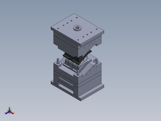 塑料模具正等轴测缩略图