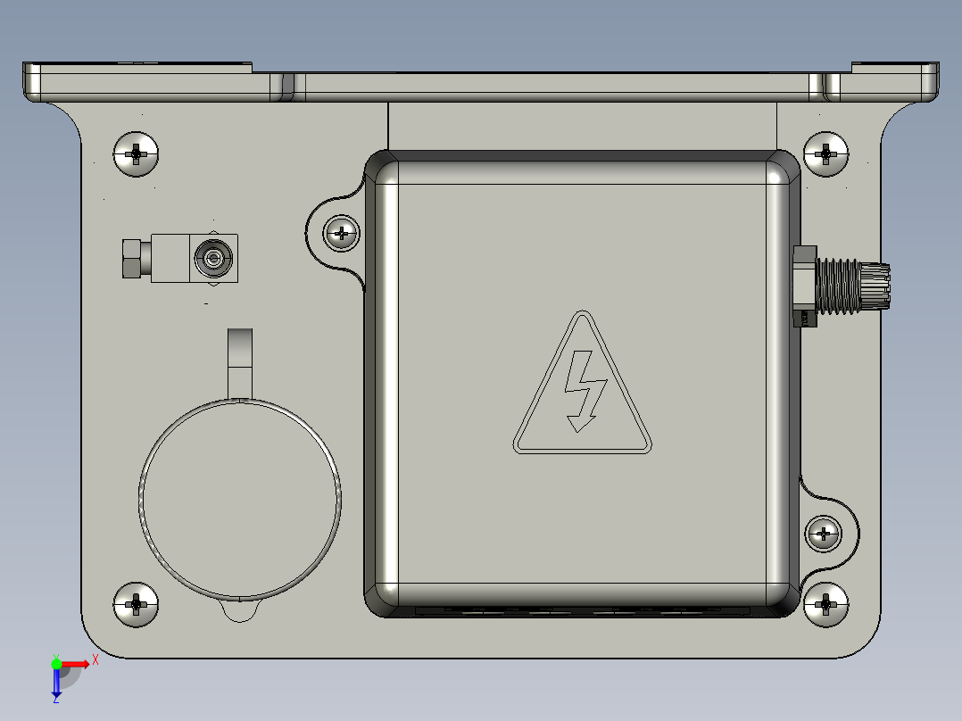 数控车床机床自动润滑油泵加油泵1升注油器俯视图