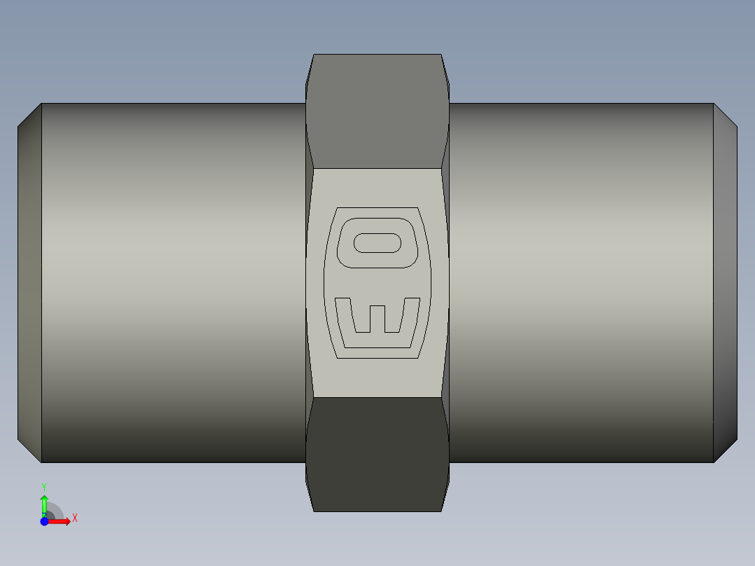 卡套式工业通用硬管接头EO Union G06LLCFX前视图