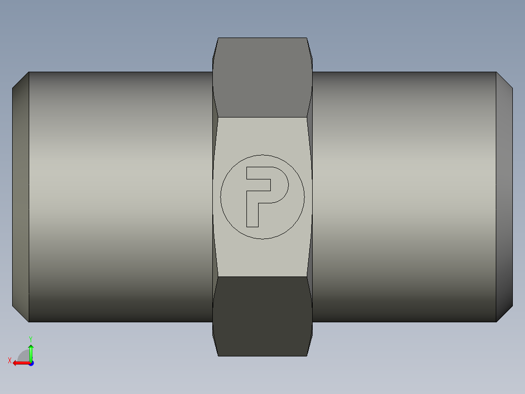 卡套式工业通用硬管接头EO Union G06LLCFX后视图