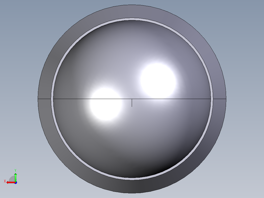 定位柱(重荷重)(英吋) 2B03-3D多系列多零件图纸模型后视图