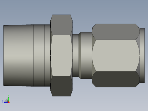 卡套式工业通用硬管接头8-12_fbu-s右视缩略图