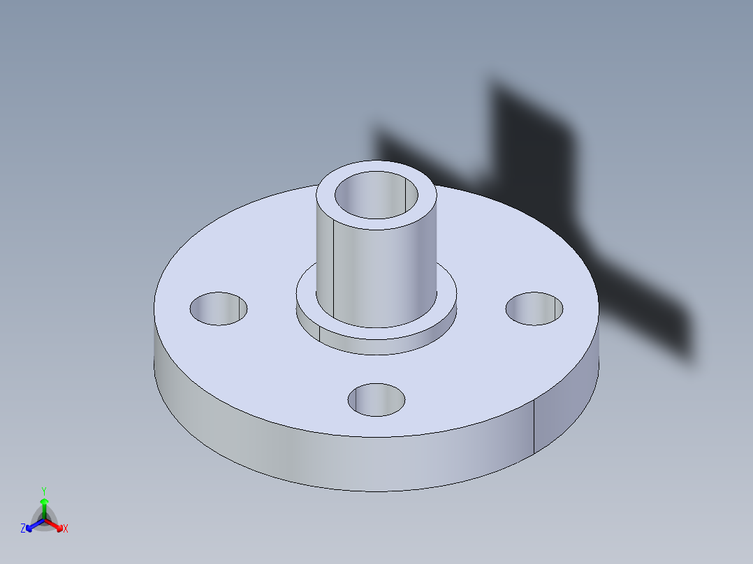 CPVC管件28-Sch80_Flange Vanstone_SPIG_9856-007_0.75in主视图