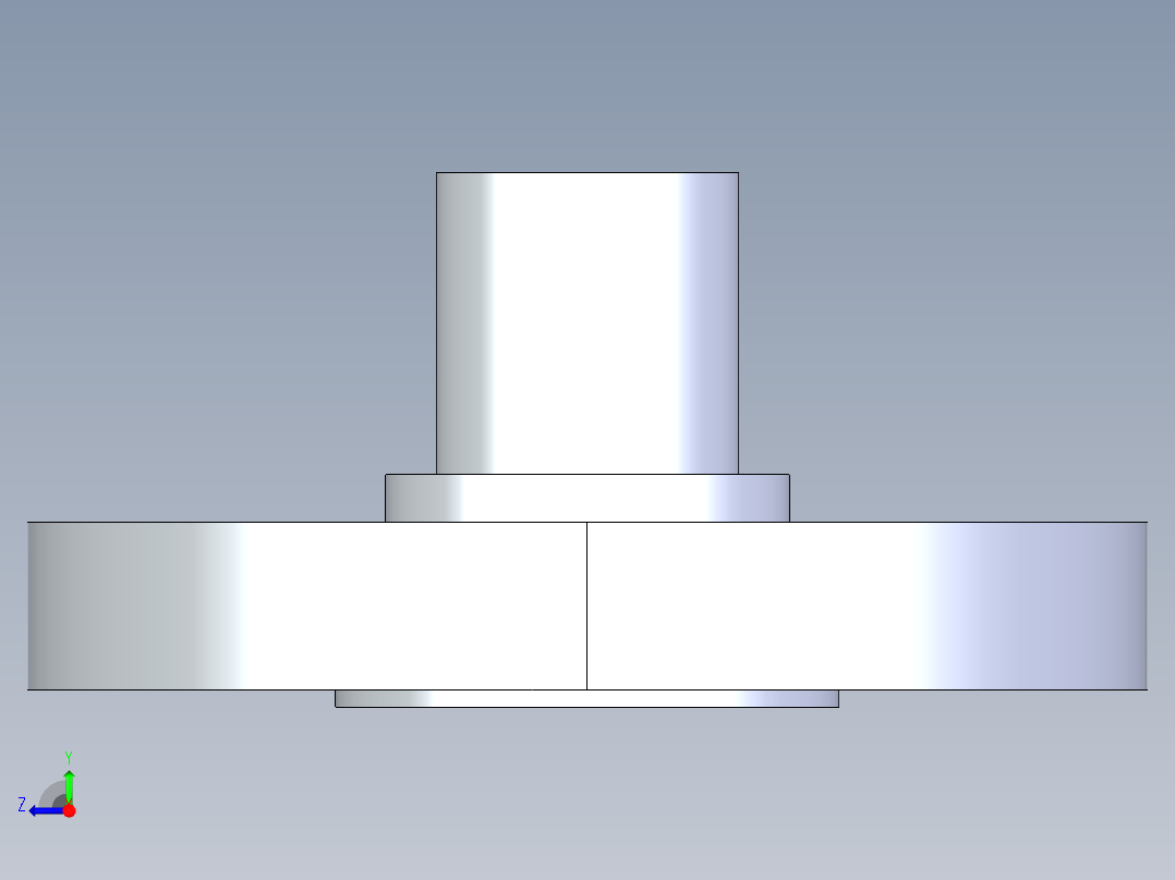 CPVC管件28-Sch80_Flange Vanstone_SPIG_9856-007_0.75in右视图