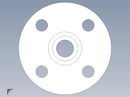 CPVC管件28-Sch80_Flange Vanstone_SPIG_9856-007_0.75in俯视缩略图