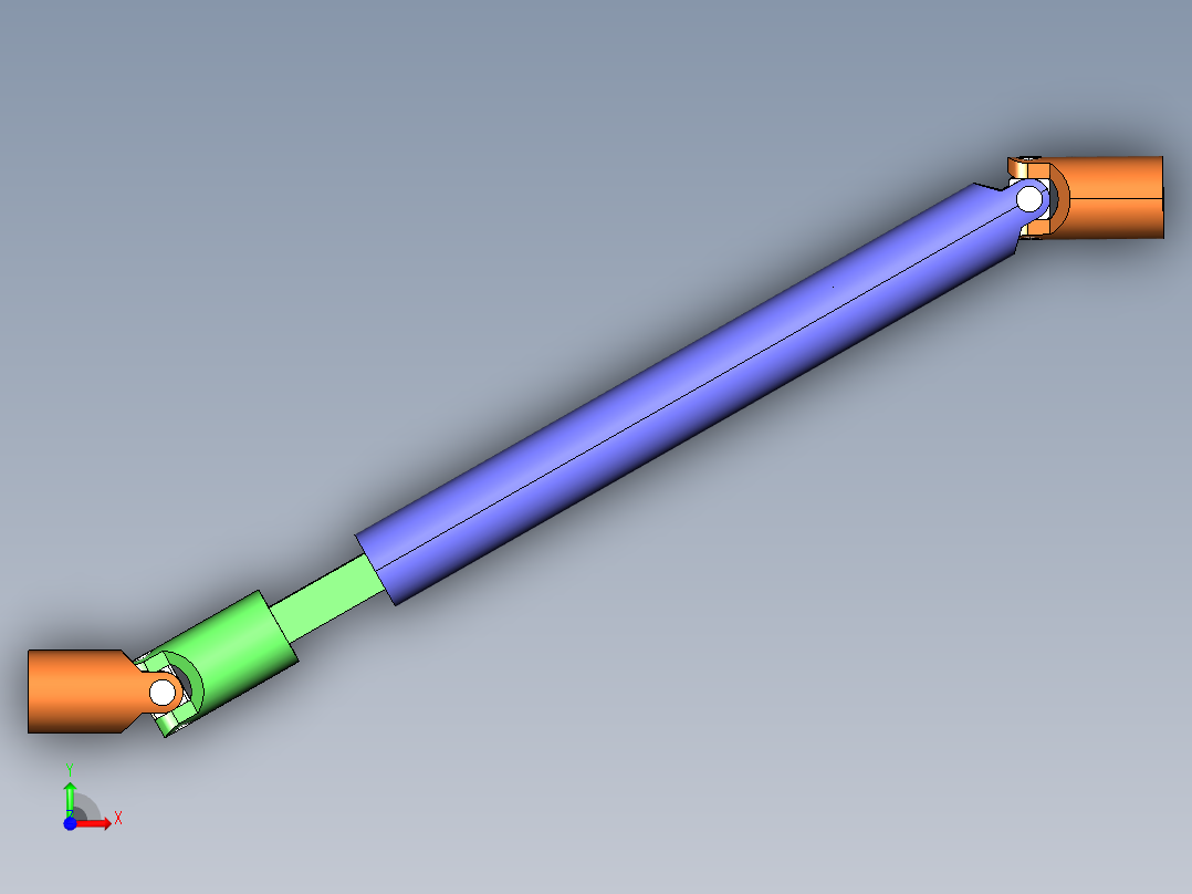 联轴器-万向节-伸缩接头2前视图