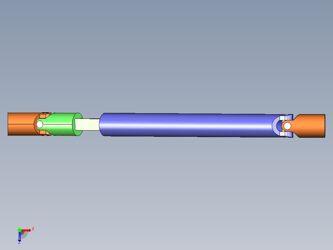 联轴器-万向节-伸缩接头2俯视图
