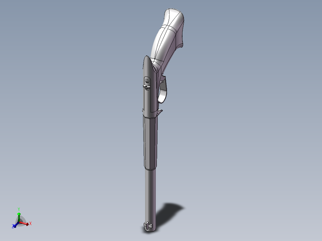 下置式击锤击发手枪