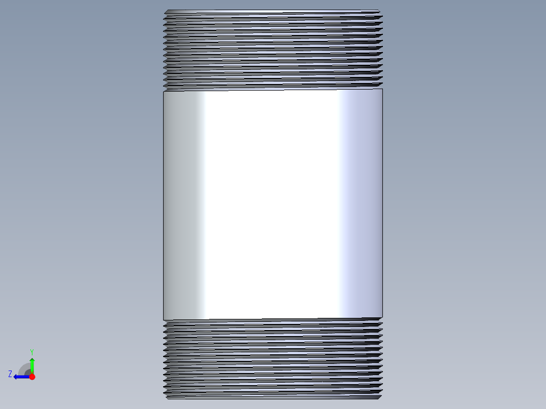 聚氯乙烯配件33-Sch80_Nipple_MPTxMPT_861-427_4in x 8in右视图