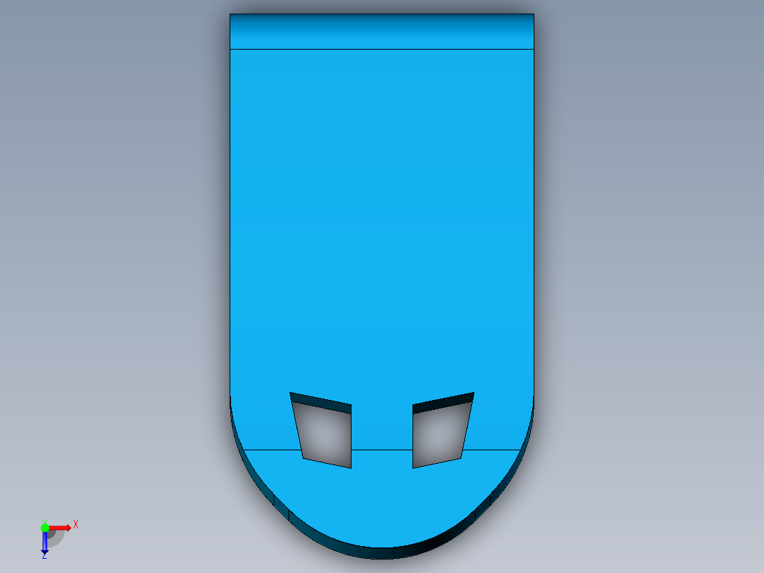 汽车座椅 (59)俯视图