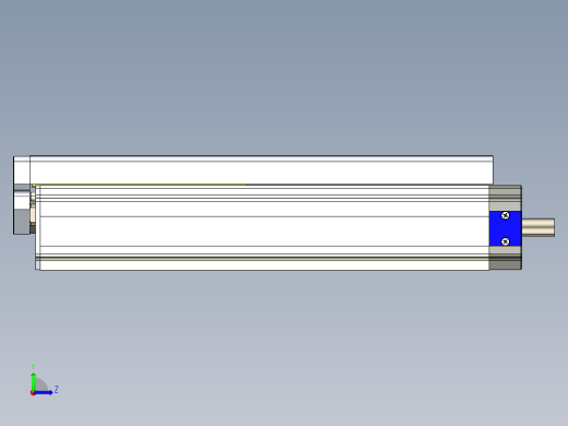 威洛博小滑台-LES25-L8-S150-BR左视缩略图