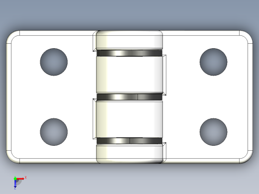 型材-KJN 40X45 DIE-CAST COMBI HINGE 095Z4045SF00S俯视缩略图
