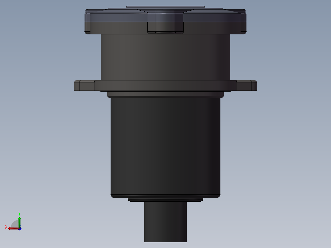 全套液压元件后视图