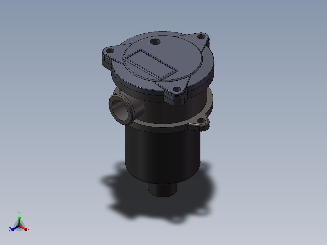 全套液压元件正等轴测图